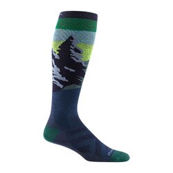Darn Tough Solstice Over The Calf Lightweight Sock Men's in Midnight